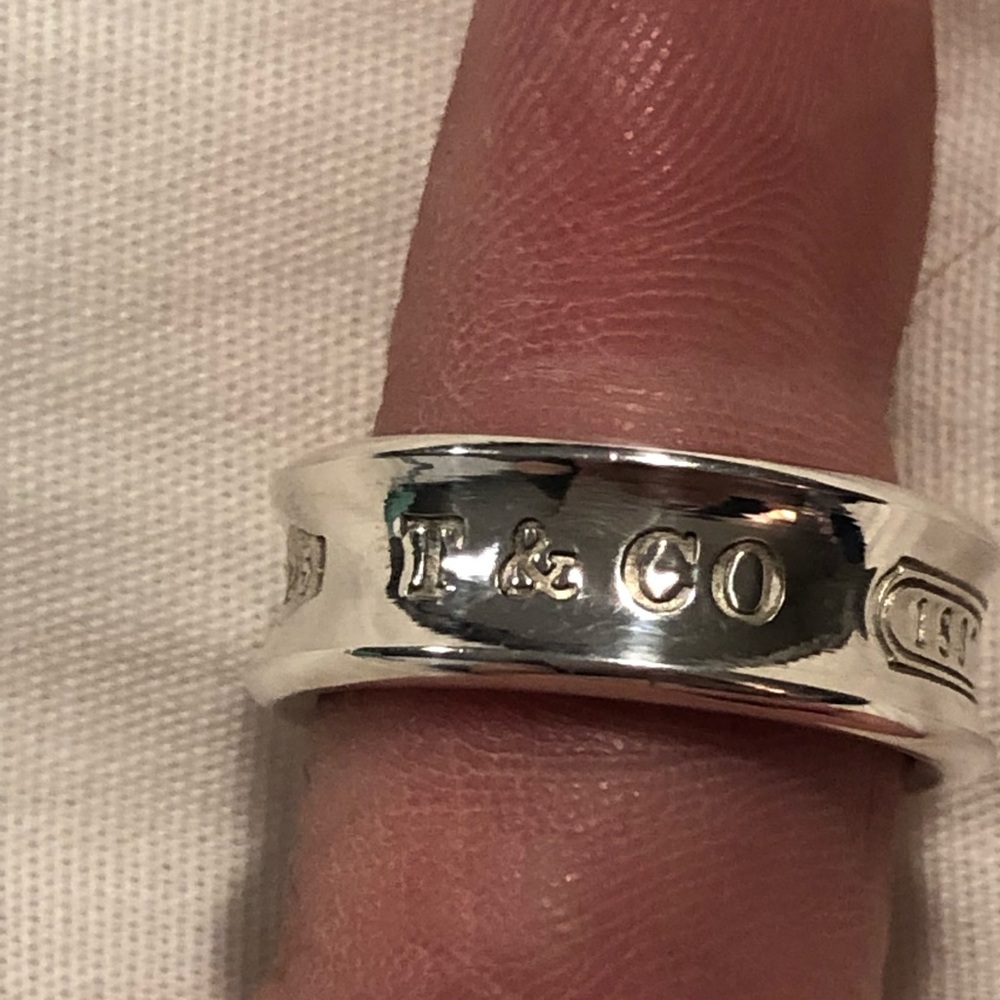 Tiffany & Co 1837 stamp bar ring